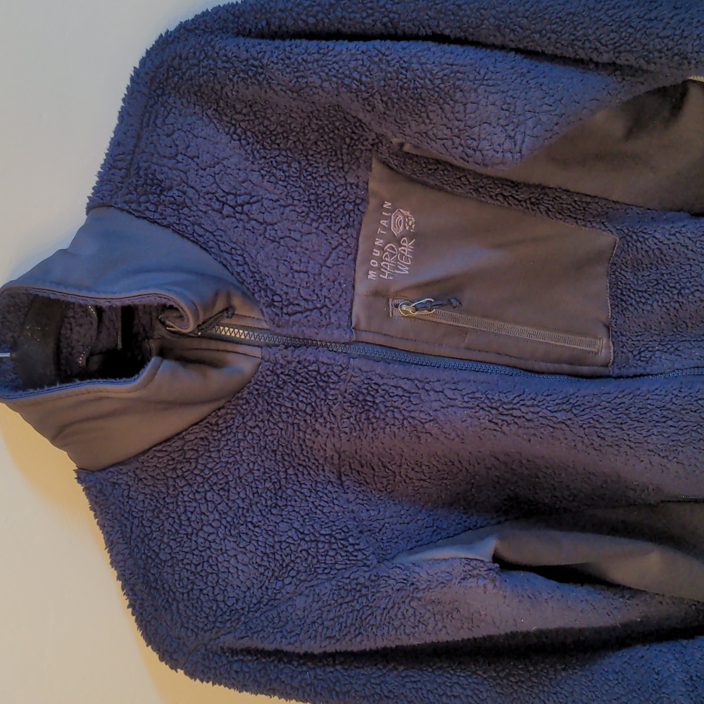 Mountain Hardwear Monkey Man Faux Fur Fleece Sweater Jacket Full Zip